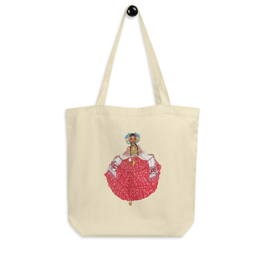 Organic Cotton Panama Bag | Pollera Reusable Eco Tote Bag