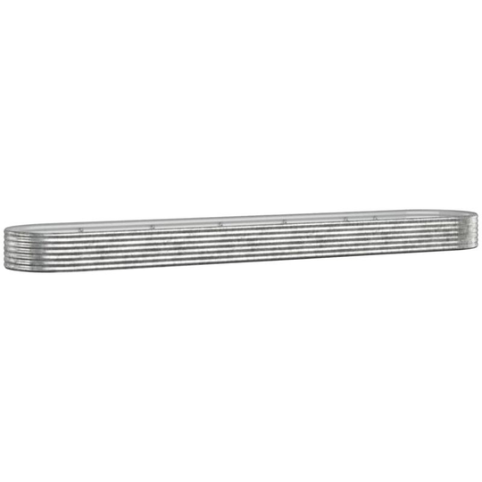 Vidaxl - Garden Planter Powder-coated Steel 507x100x36 cm Silver Silver