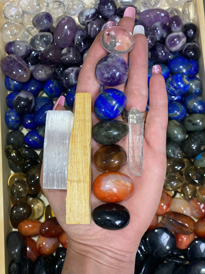 Deluxe Chakra Set Alignment. Rebalancing. Cleansing. Authentic Genuine Crystal