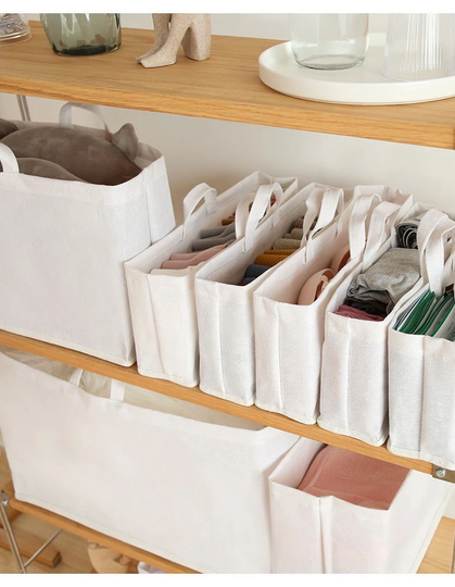 Closet Organizer Storage Bag, Magazine, Item, Toy Books Organizer. Foldable Portable Box