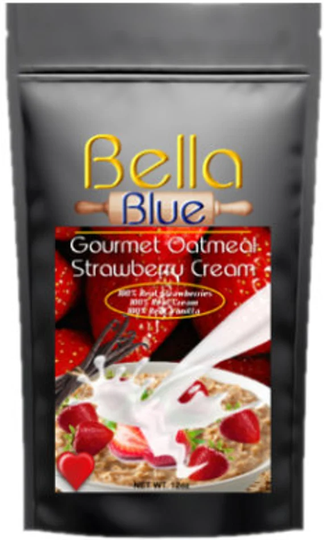 Gourmet Organic Oatmeal Mix - Sweet Strawberry Vanilla Cream Gluten Free Gifts Heart Healthy Breakfast Foods -Free Shipping