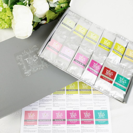 New Green Tea Blend Loose Leaf Taster Gift Set
