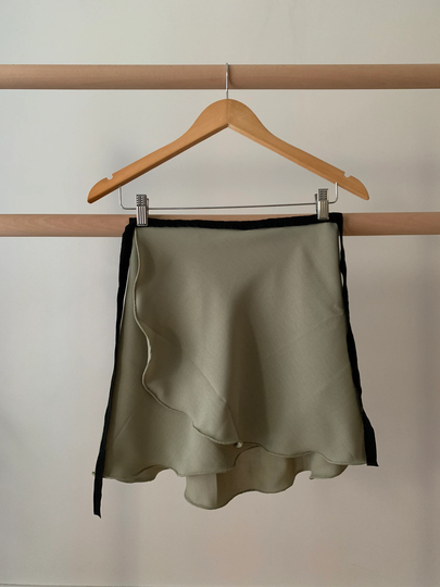 Ballet Wrap Skirt Matcha Green