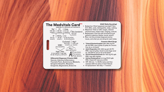 The Medvitals Card
