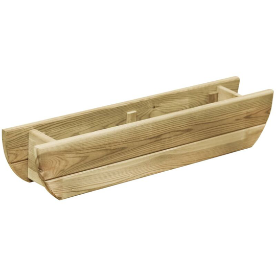 Garden Raised Bed 80x16x16 cm Impregnated Pinewood Vidaxl Brown