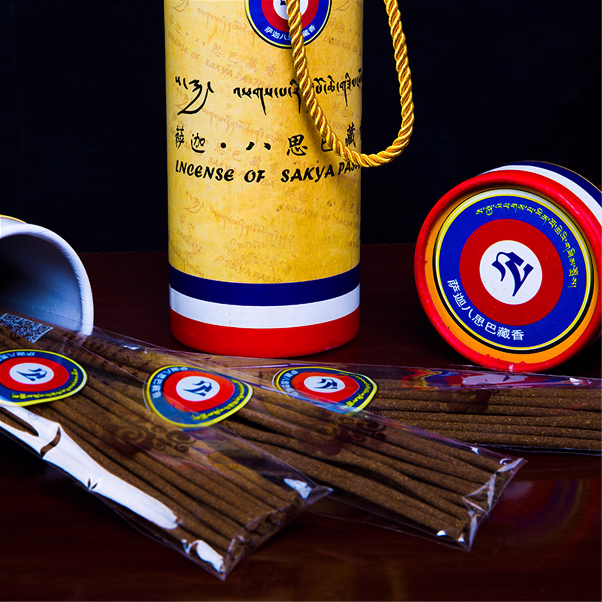 Traditional Sakya Phags-Pa Tibetan Incense 120 Sticks, For Buddha-Worship, Purifying, Promote Energy, Healing, Relaxation & Meditation