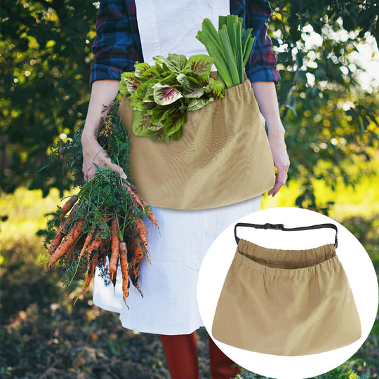 1 Pack Harvest Gardening Weeding Apron Pick Vegetables Fruits Herbs Berries Foraging Farmers Market Eggs 60*45*40cm