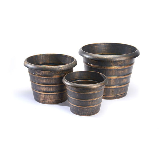 Pk of 3 Bee Hive Planters