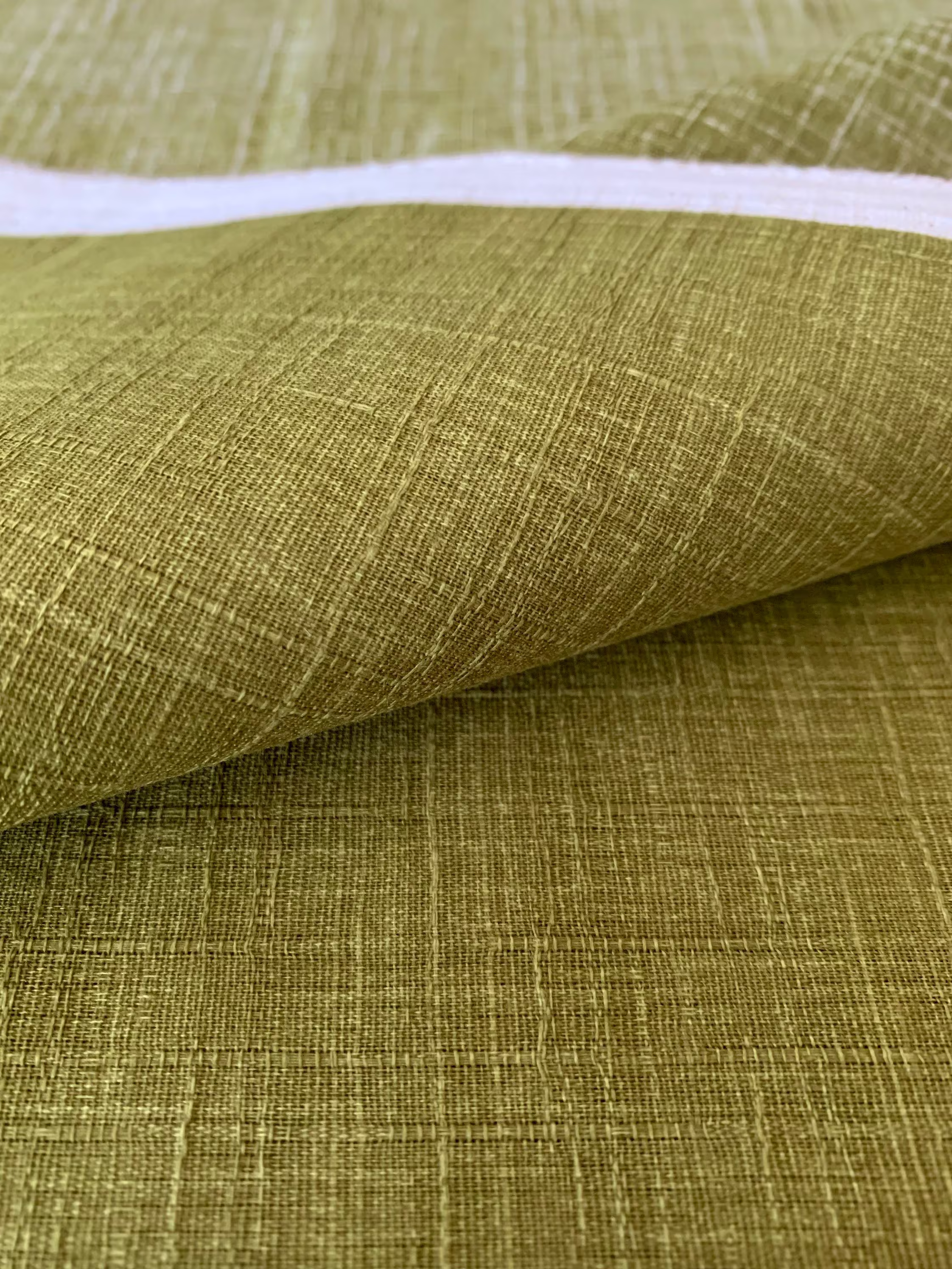 Solid Color Dobby Weave Sevenberry Japanese Cotton Fabric 88632-1-3 Green Tea