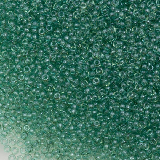 Miyuki Seed Beads 11/0 Transparent Sea Foam Luster, 2445-New