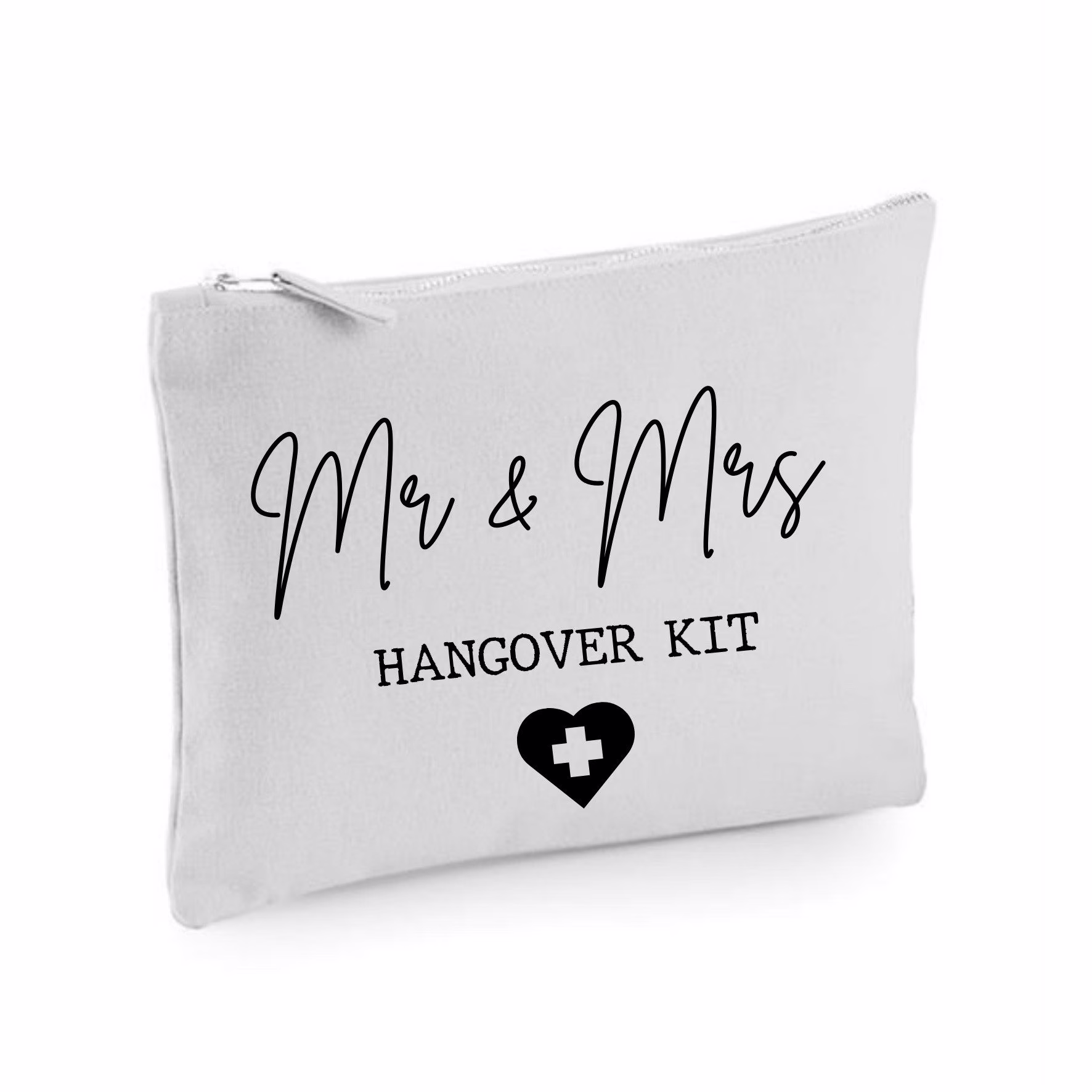 Mr & Mrs Hangover Kit, Newlyweds Hangover Pouch, Morning After The Wedding Gift For Bride & Groom Day