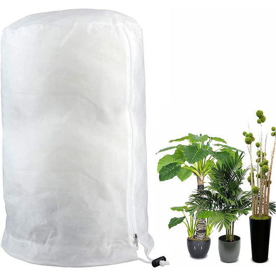 Winter Plant Frost Protection Cover 40 x 70 Inch 3D Round Garden Plant for Shrubs Trees from Weather or Pests