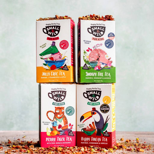 Gift Set Of Four Children's Herbal And Fruit Tea Blends