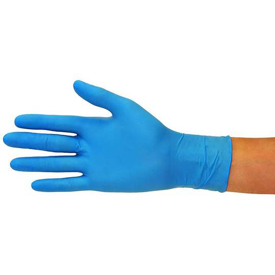 Nitrile gloves 100 pieces box (l, blue) disposable gloves, disposable gloves, examination gloves, nitrile gloves, powder-free, latex-free,
