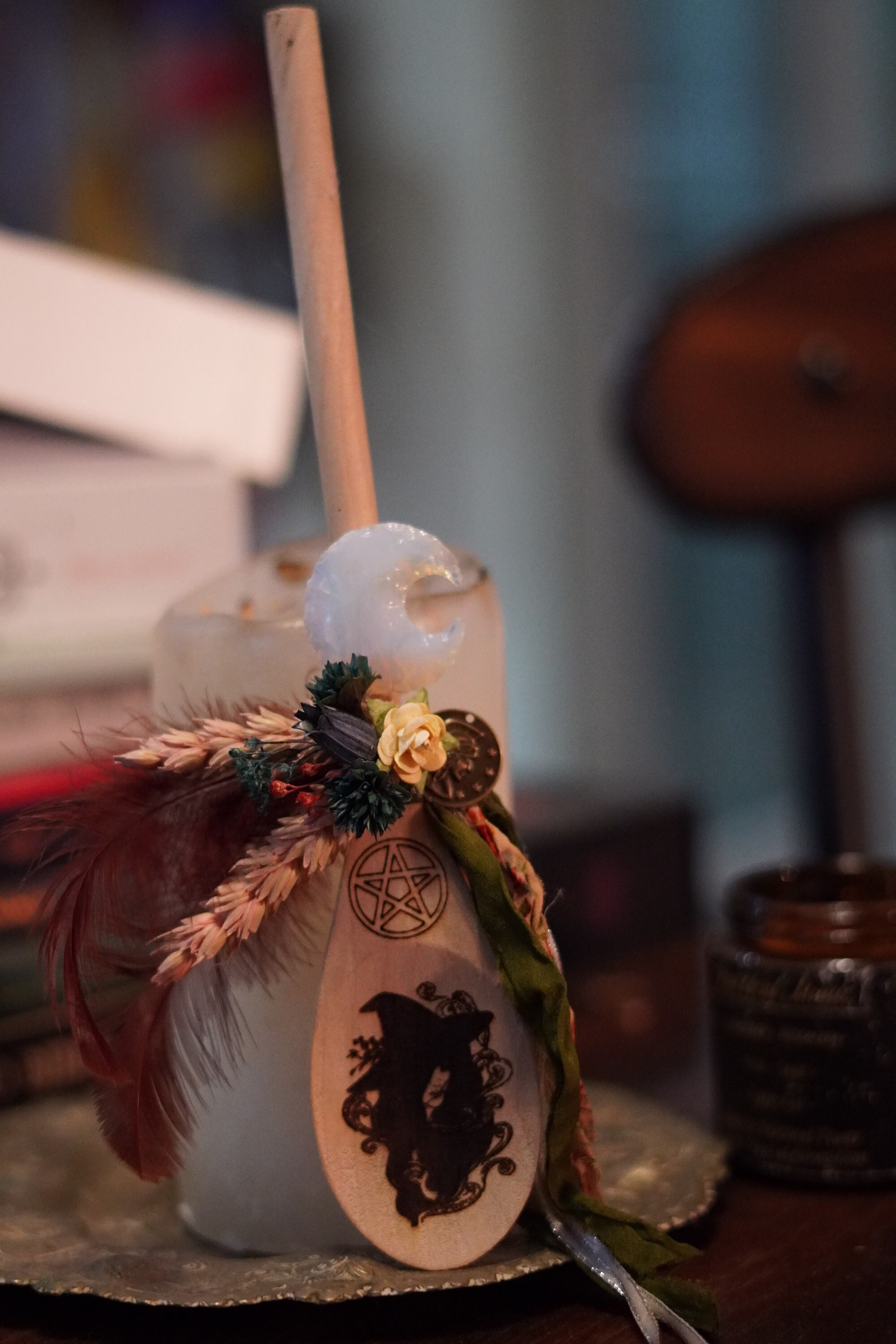 Kitchen Witch Home Blessing Charm - Draw in Good Juju, Positive Energy, Abundance Of The Pantry & Protection