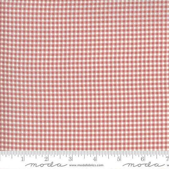 Kitty Corn Collection Gingham Pink Seasonal Yardage By Urban Chiks For Moda Fabrics | 44" /45