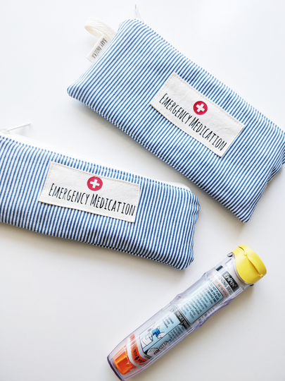 Insulated Medication Bag - Stripes