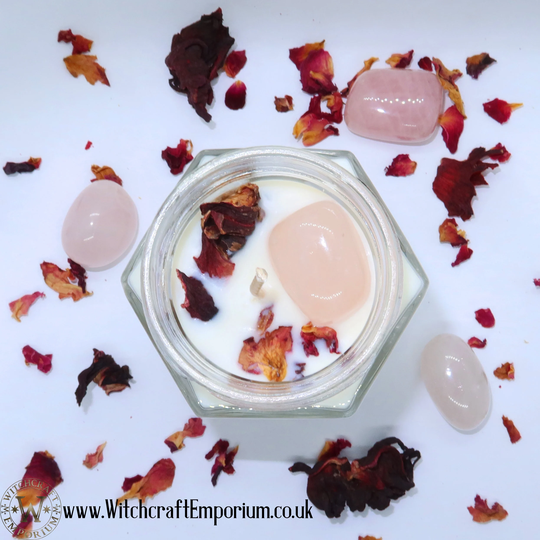 All About Love Ritual Jar Candle - Vegan Magic Pagan Wicca Spell Organic Natural