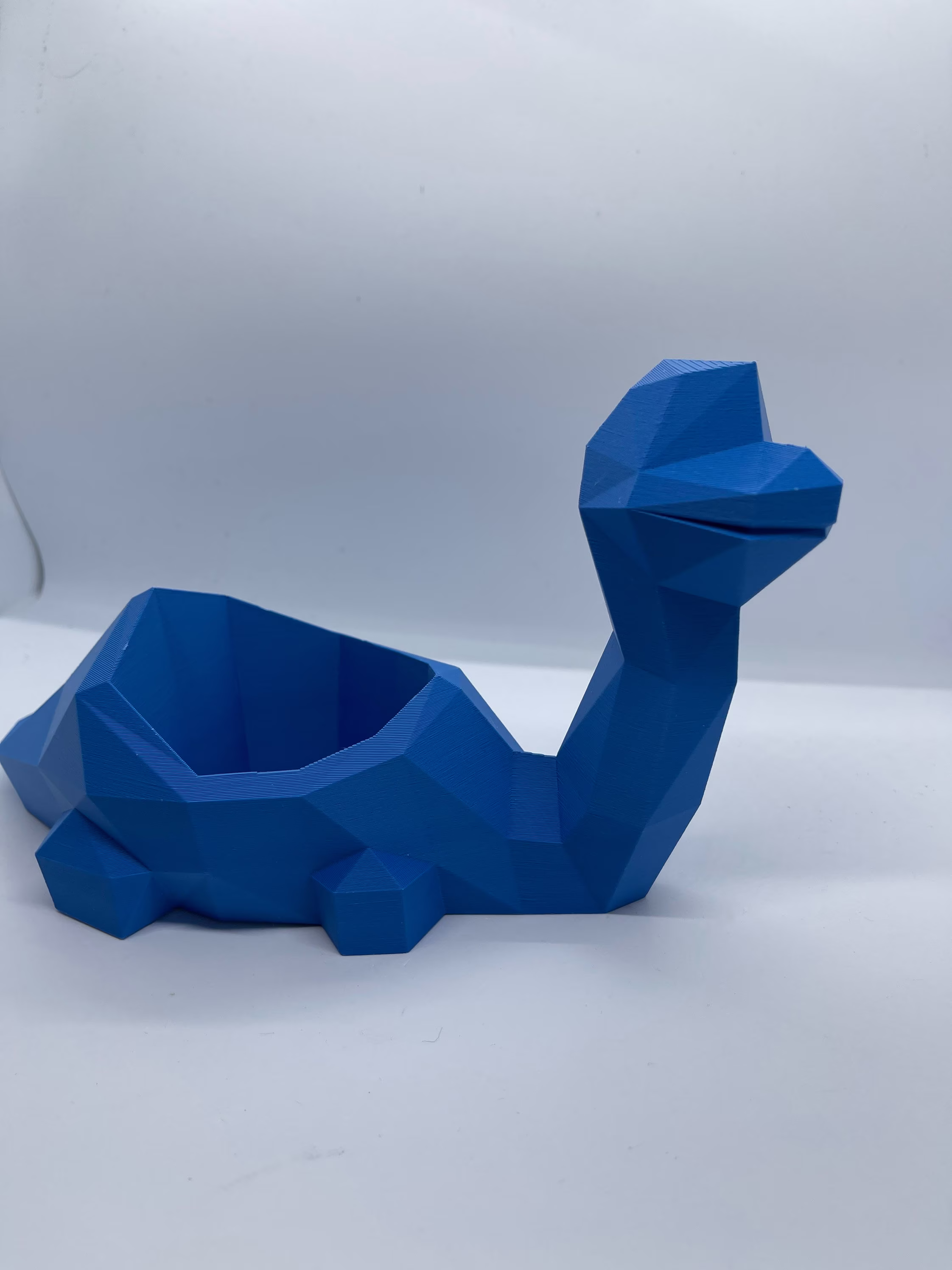 xl Brontosaurus Planter Indoor Planter, Dinosaur Planter, Blue Dinosaur Planter