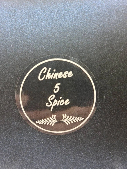 4 Sizes Clear Round Poly Custom Foiled White, Herb & Spice Jar Sticker Labels, Custom, Personalised, Stickers, Wedding Favors, Labels