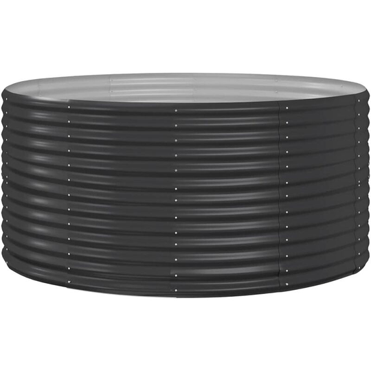 Vidaxl - Garden Planter Anthracite 140x140x68 cm Powder-coated Steel Anthracite