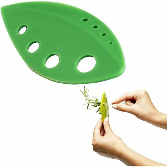 Pcs Safety Herb Stripper Plastic Edge Vegetable Leaf Separator Herb Stripper Tool for Parsley, Basil, Rosemary, Thyme, Green