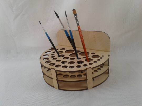 Paint Brush Holder, Brush, Brushes Pen Wooden Makeup Organizer, Cosmetic Makeup Organizer, Holder