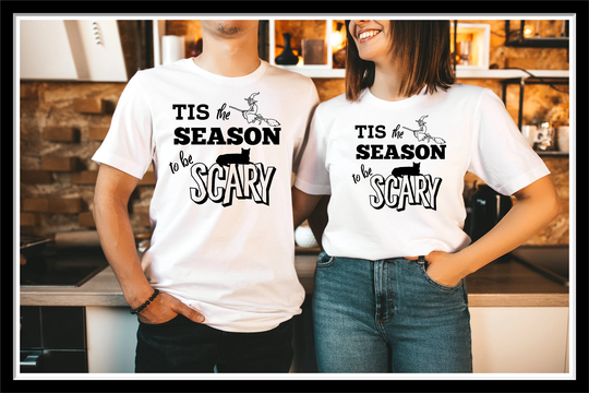 Halloween Shirt, Tis The Season To Be Scary Tshirt, Party Shirts, Graphic Tshirts, Witch Shirt, Witches Clothing, Shirt