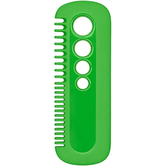 Pack 4 Hole Vegetable Leaf Separator with Stripper Comb for Kale, Swiss Chard, Collard Greens, Thyme, Basil, Rosemary (Green)