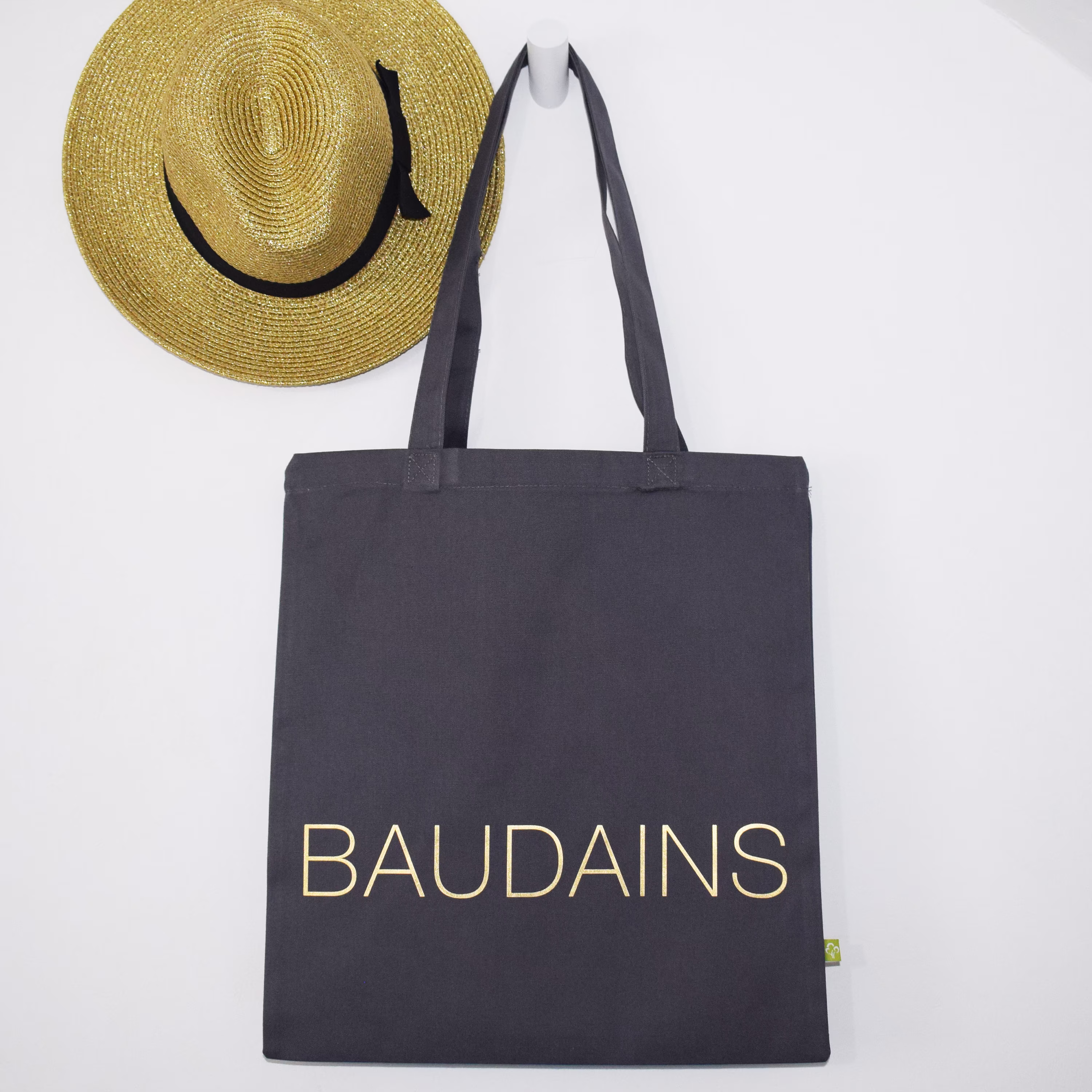 Personalised Name Shopping Organic Tote Bag - Canvas Gift Bag Cotton Multicoloured