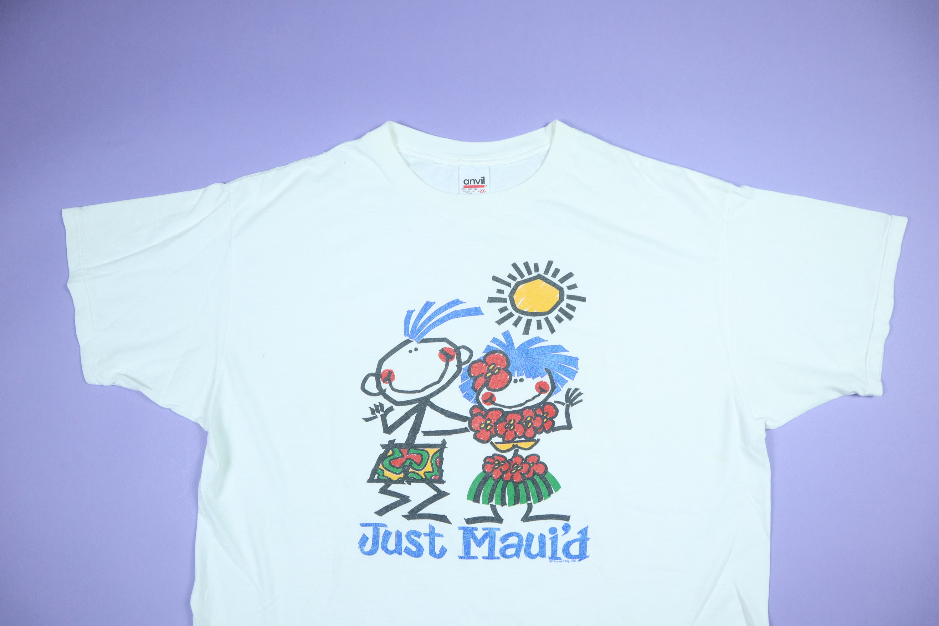 Just Maui'd Maui Hawaii Married 1990's Vintage T-Shirt