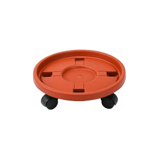 Muff - Plant Caddy Wheeled Heavy Duty Round Potted Plant Stand Mover Rollers Trolley Pallet Tray Trolley Wheeled Indoor Outdoor Garden Plant Pallet