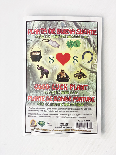 Good Luck Plant Aromatic Herb Bath .75 Oz Envelope