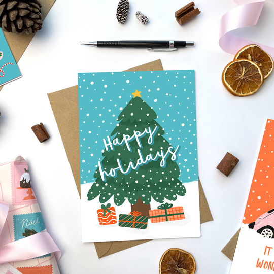 Happy Holidays - Christmas Card - Seasonal Card