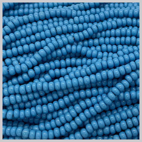 Seed Bead Csb6-63050 Preciosa Czech Beads 6/0 Dark Turquoise Opaque - 20 Grams Diy