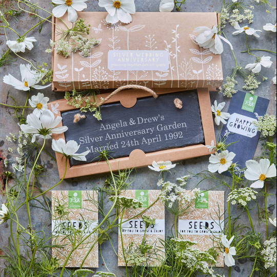 Grow Your Own Silver Wedding Anniversary Garden