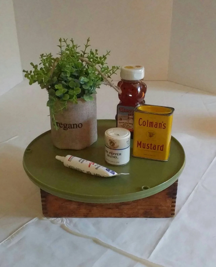 Vintage Rubbermaid Turntable, Avocado Green Spice Rack, Storage N Organization, Kitchen Ndining, Craft Organizer, 10 1/2