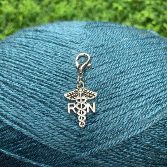 Registered Nurse Caduceus Rn Stitch Marker/Progress Keeper - 1 Pc