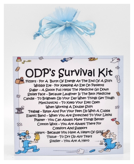Odp's Survival Kit - Fun Novelty Gift & Card Alternative/Present Birthday Greeting Cards Unique Secret Santa For An Odp