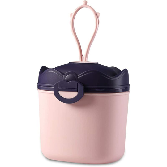Milk Powder Dosing Box 500ml Portable Milk Box with Spoon Compartment Airtight Lid Baby Formula Dispenser Container Milk Powder Dosing Container,