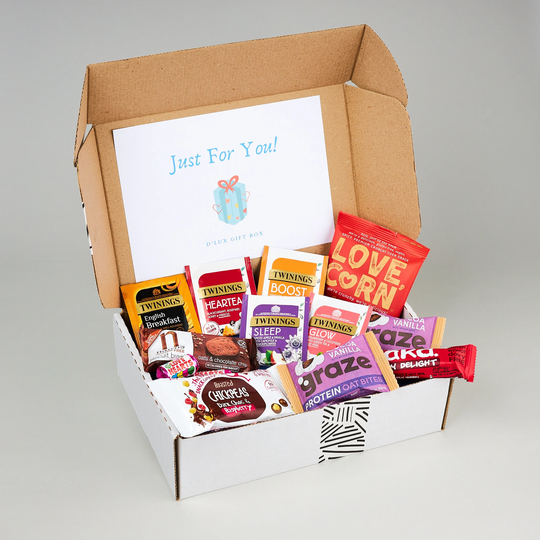 Simply Vegan Snack Box, Lockdown Healthy Care Package, College Student, Gluten Free Vegan Food, Gift Box