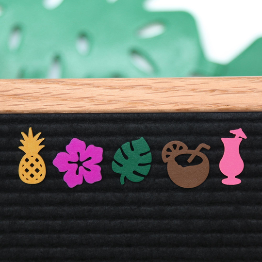 Tropical Treat By Candy Letters Summer Decorations & Luau Letter Board Icons Letterboard Accessories