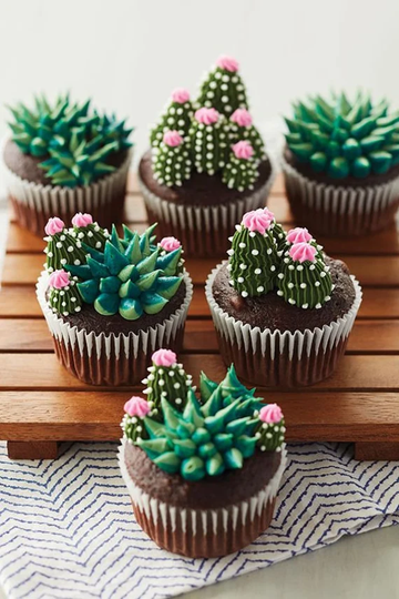 Chocolate Succulent Cupcakes, Cupcake Soap, All Natural Handmade, Wedding Bridal Shower