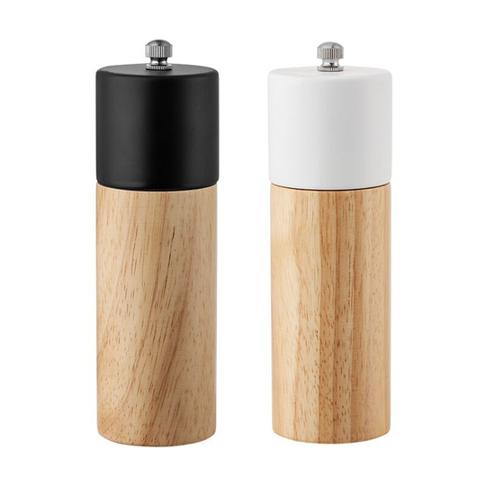 Benobby Kids - Manual Pepper and Salt Mill with Adjustable Ceramic Grinding Wheel - Set Pepper & Salt Shaker, Salt and Pepper Shakers - Coarse and