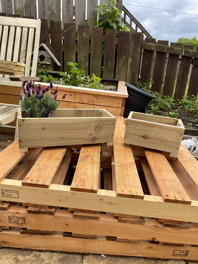 Handmade Wooden Planters
