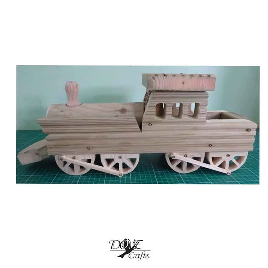 Wooden Train Planter For The Garden - Includes Engine Plus 2 Carriages Can Be Personalised