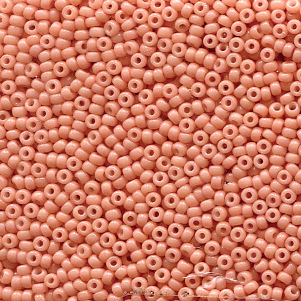 Miyuki Seed Beads Duracoat Baby Pink 11-4461 23G Opaque 11/0 Japanese Bead, Beads, Glass