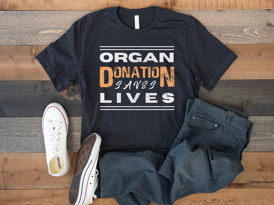 Organ Donation Saves Lives, Transplant Survivor Gift Tee, Liver, Heart, Lung, Kidney, Unisex Awareness Tee
