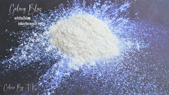 Galaxy Blue Sparkle Interference Shimmer Mica Pigment Powder Vegan Resin, Nail Polish, Make Up, Slime, Freshies, Candle, Wax, Soap Making
