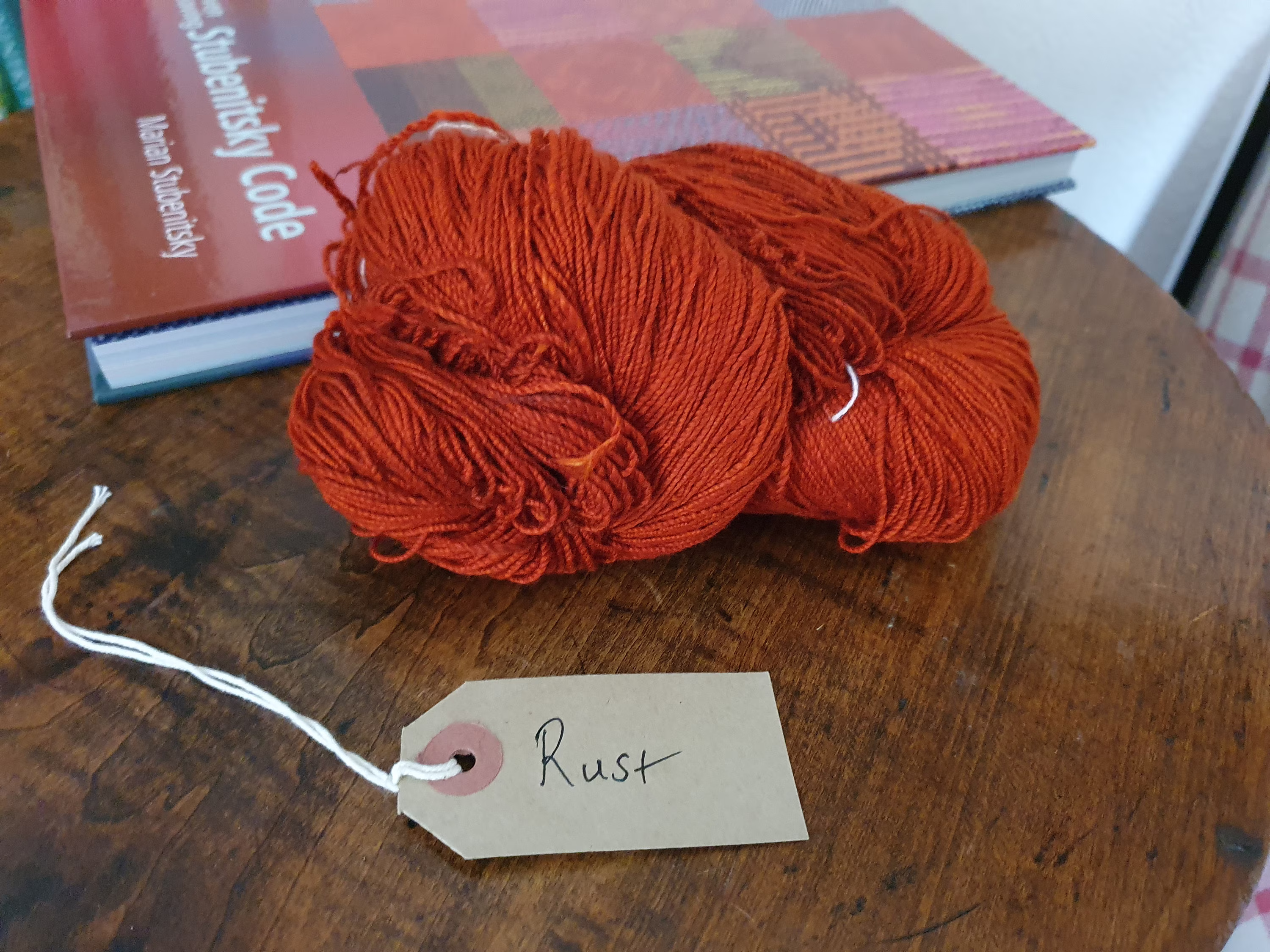 Chromatic Rust Dyed Organic Cotton Yarn - 3 Weights